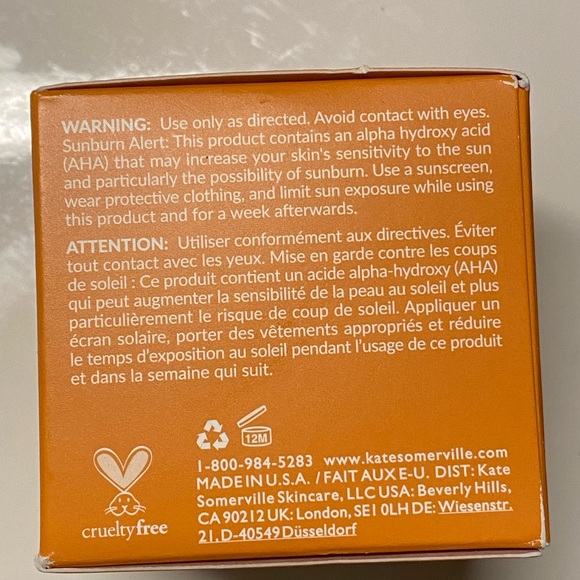 KATE SOMERVILLE EXFOLIKATE MOISTURIZER UNOPENED - Picture 3 of 5